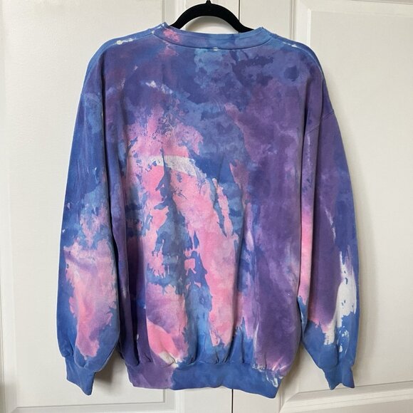 Vintage Much Music Sweatshirt Tie Dye O/S Radical MuchMusic 90s Made in Canada - Picture 4 of 8